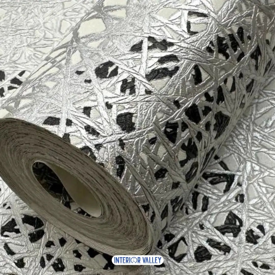 Modern Abstract Circle Wallpaper | Black & White Geometric Design